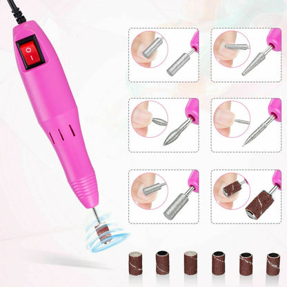 1 Set Professional Electric Nail File Manicure Equipment Tool SP