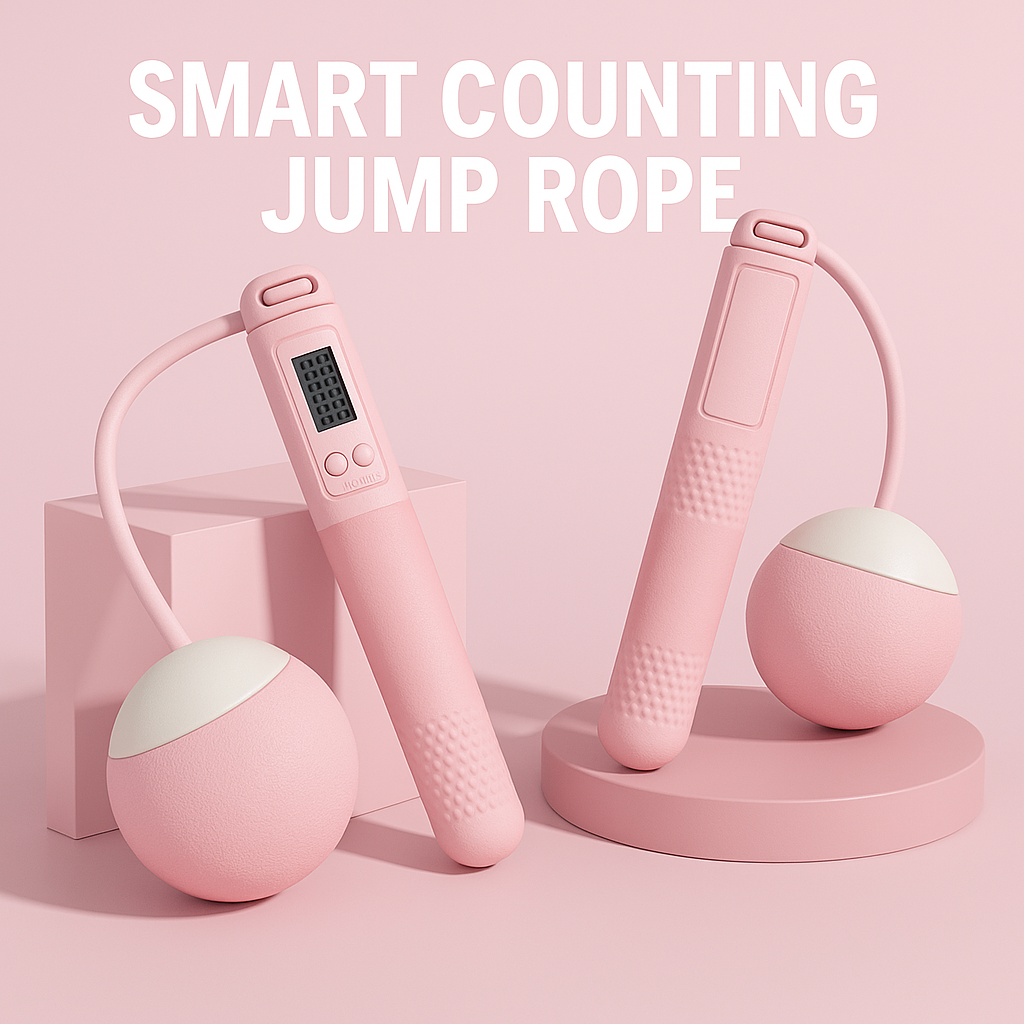 Smart Weighted Jump Rope with Electronic Counter