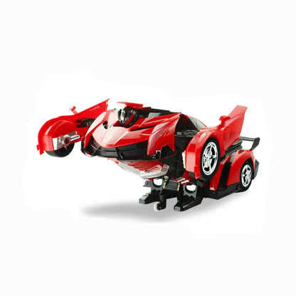 2In1 RC Car Sports Car Transformation Robots Models Remote Control Deformation Car RC fighting toy KidsChildren's Birthday GiFT