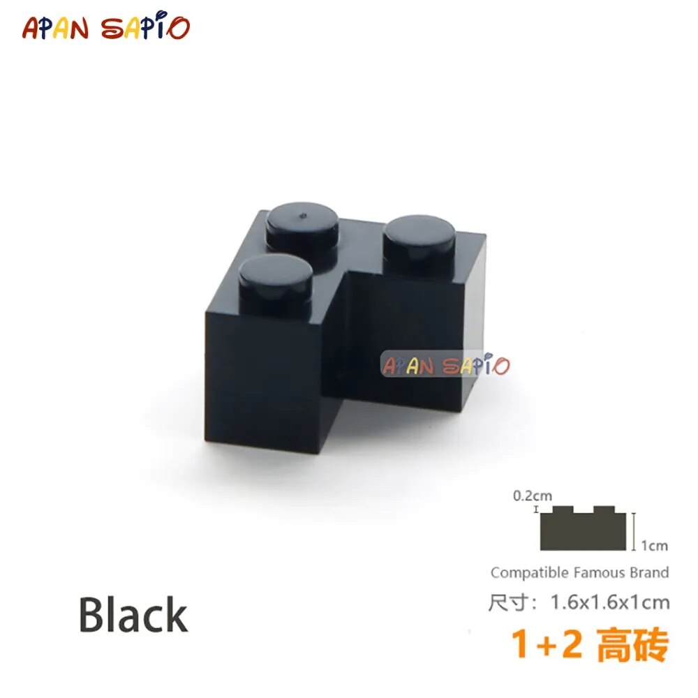 15pcs/lot DIY Blocks Building Bricks Thick 1+2 Educational Assemblage Construction Toys for Children Size Compatible With Brand