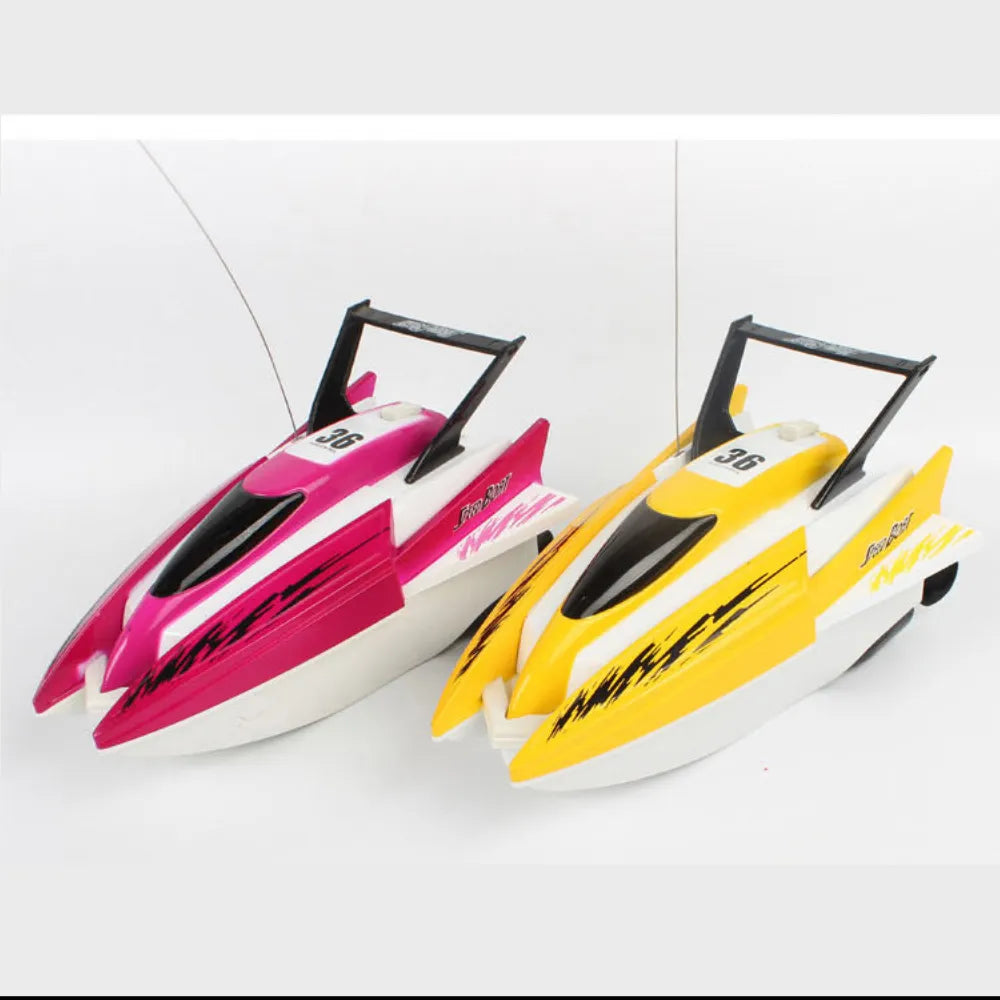 4 channels RC Boats Plastic Electric Remote Control Speed Boat  Twin Motor Kid Chirdren Toy