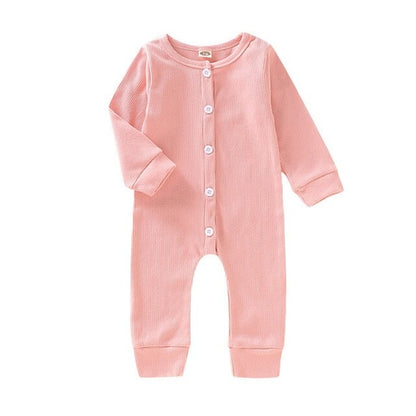 Infant Newborn Baby Girl Boy Long Sleeve Jumpsuit