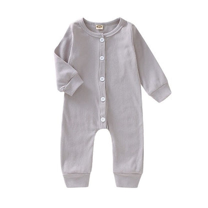 Infant Newborn Baby Girl Boy Long Sleeve Jumpsuit