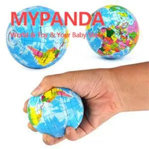 Stress Relief World Map Foam Ball Atlas Globe Palm Ball Planet Earth Ball Adult Kids Novelty Funny Gadgets Anti Stress Toys