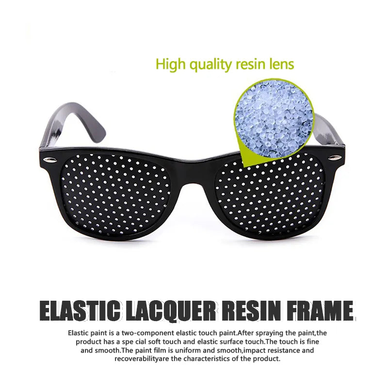 Anti-myopia Astigmatism Glasses With Holes Vision Correction Fatigue Pin Hole Glasses For Men Women Eyesight Improvement Natural