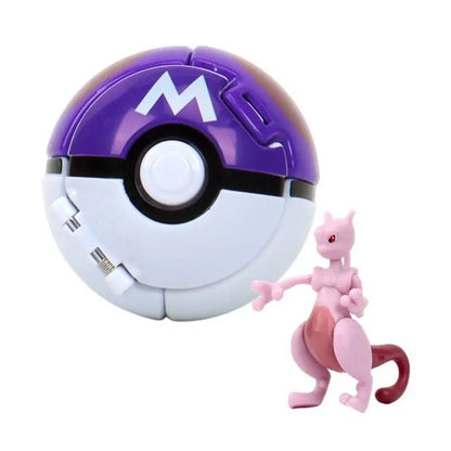 Pokemon Ball Pokeball Anime Figure Pikachu Squirtle Pocket Monster Variant Pokémon Elf Ball Toy Action Model Gift