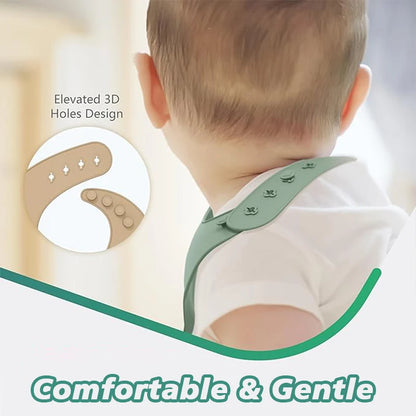 Baby Silicone Tray Bib Waterproof Soft 4-speed Adjustable Bibs Newborn Eating Food Isolate Dirt Feeding Saliva Pocke Kids Stuff image 5