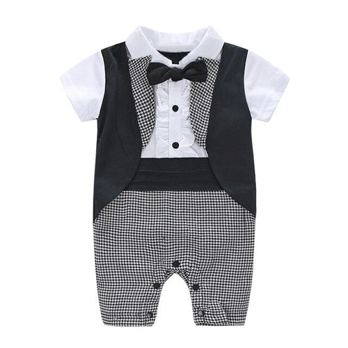 Toddler Baby Boys rompers Summer Clothes Gentleman