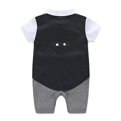 Toddler Baby Boys rompers Summer Clothes Gentleman