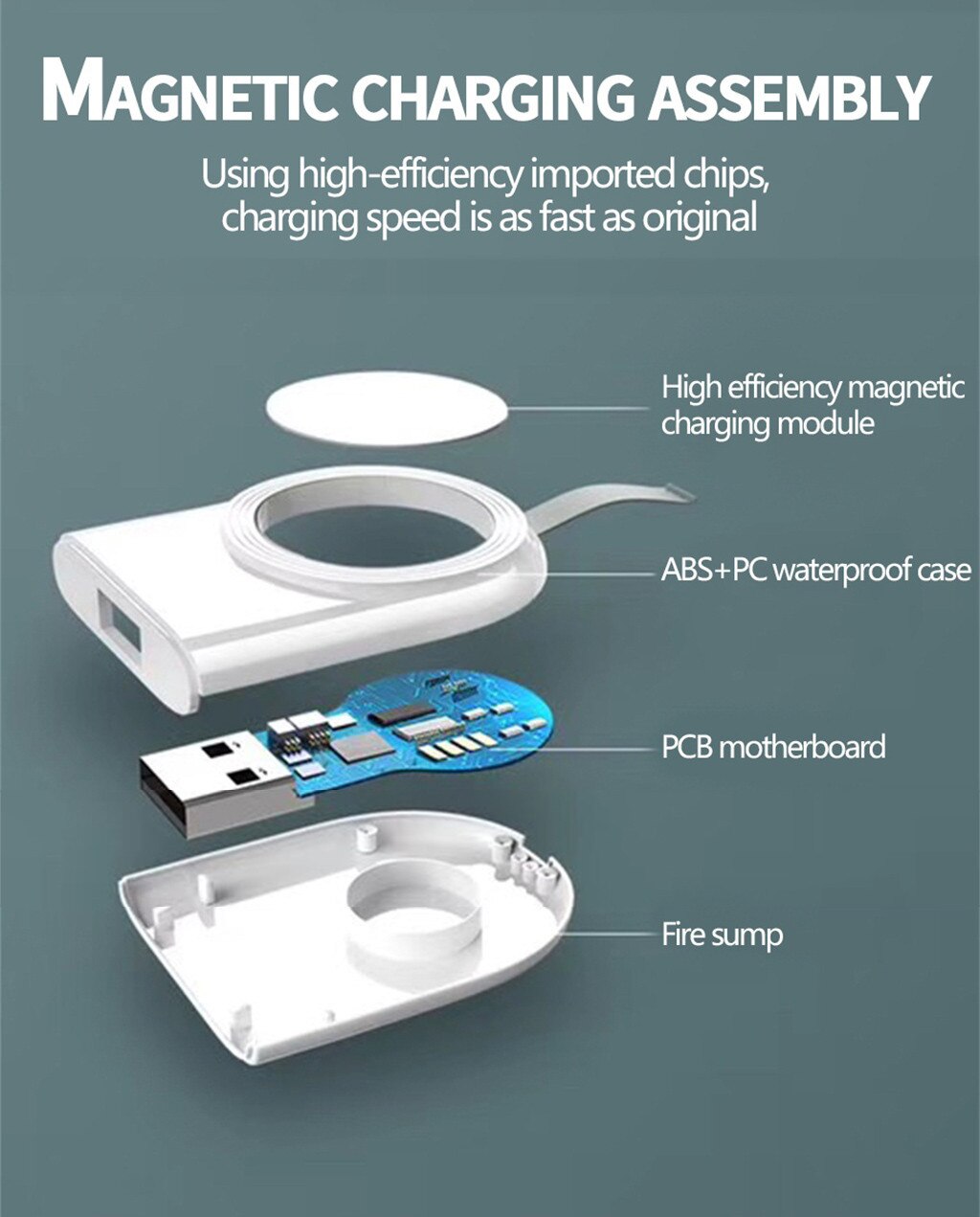 USB Wireless Charger Charging Holder Dock Stand