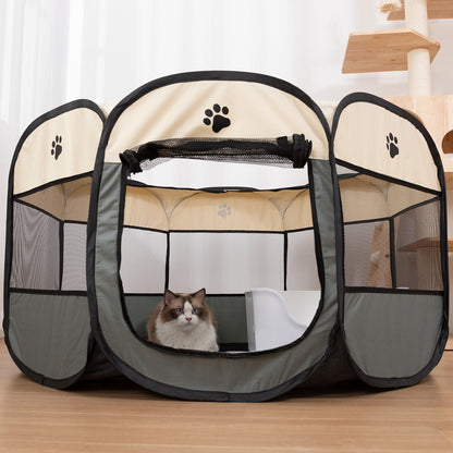 Large 44.9x 44.9x 22.8  Portable Foldable Pet Playpen Kennel House