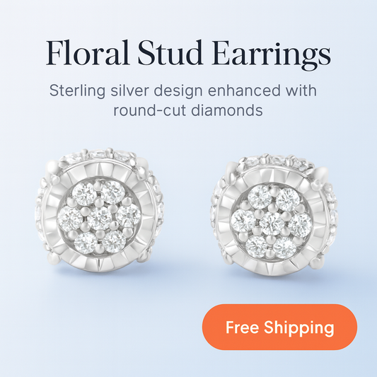 Floral Stud Earring