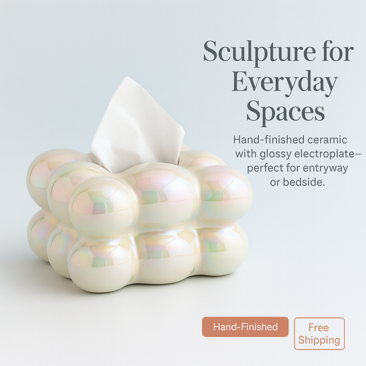 Modern Minimalist Cotton Candy Tissue Box Decor