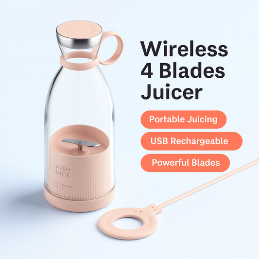 Wireless 4 Blades Juicer