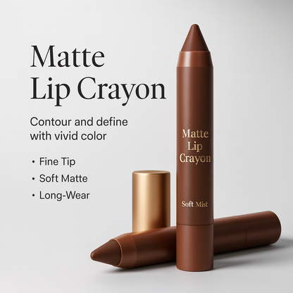 Fine Tip Lip Liner Pen Soft Mist Matte Lip Crayon Sexy Brown Red Lipstick Pencil Lip Contouring Lipliner Outline Tint Cosmetic