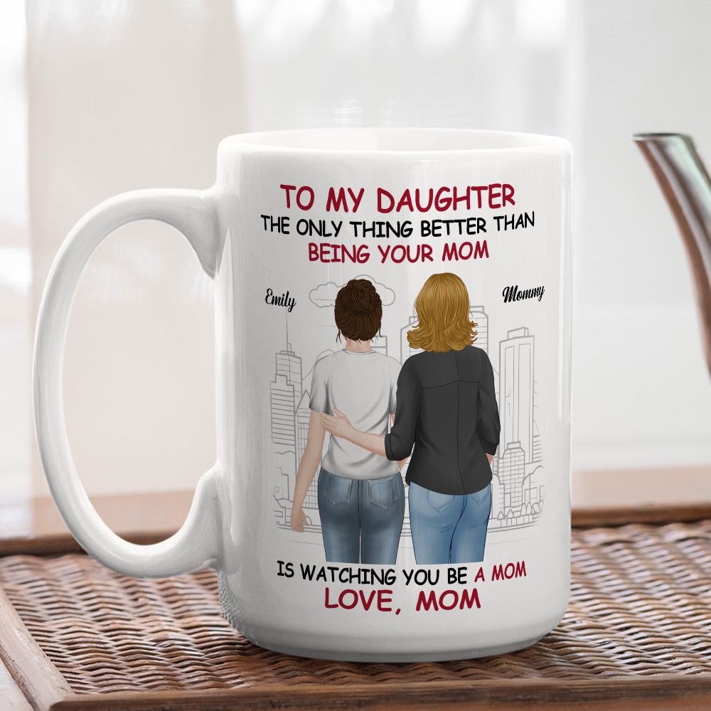 Custom Proud Daughter Mug