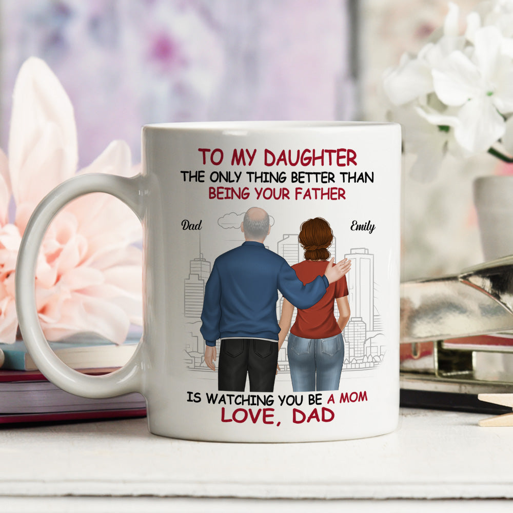 Custom Proud Daughter Mug