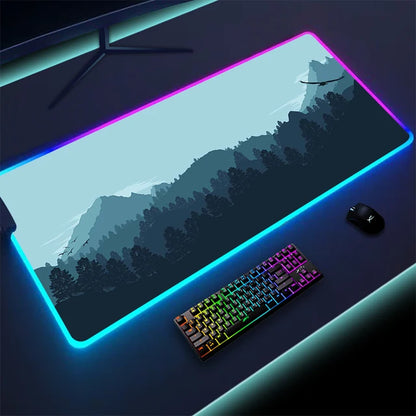 Luminous LED Lighting Mouse Pad